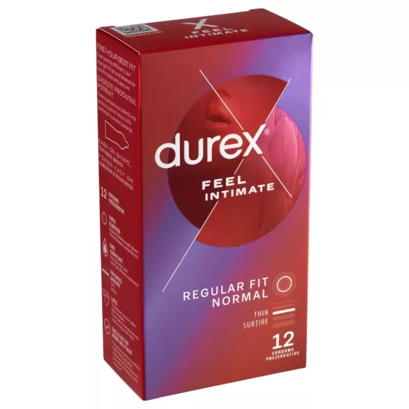 Durex - προφυλακτικά λεπτά Feel Intimate - συσκευασία 2x12 τεμάχια
