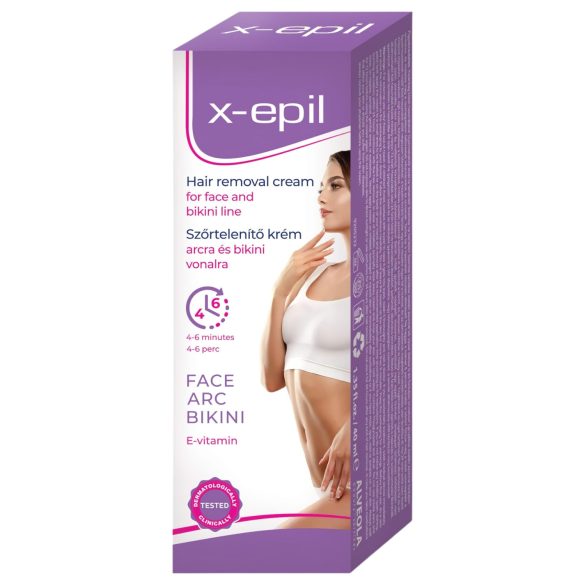 X-Epil - κρέμα αποτρίχωσης για πρόσωπο/μπικίνι (40ml)