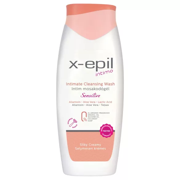 X-Epil Intimo Sensitive - ευαίσθητο τζελ καθαρισμού ευαίσθητης περιοχής (400 ml)