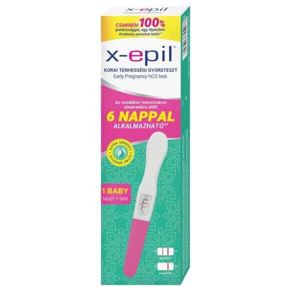 X-Epil τεστ πρώιμης εγκυμοσύνης (1 τεμάχιο)
