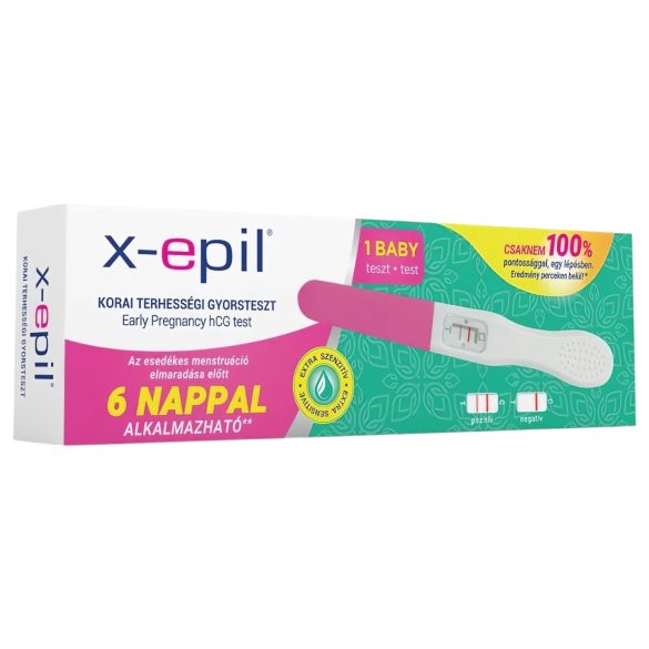 X-Epil τεστ πρώιμης εγκυμοσύνης (1 τεμάχιο)