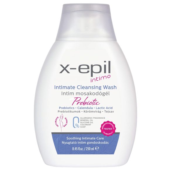 X-Epil Intimo Prebiotic - γυναικείο gel καθαρισμού ευαίσθητης περιοχής 250ml