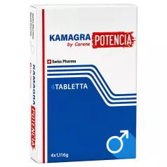   Kamagra by Carene Potencia - συμπλήρωμα διατροφής σε δισκία για άνδρες - 4 τεμάχια