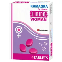   Kamagra by Carene Libido Woman - συμπλήρωμα διατροφής σε δισκία για γυναίκες - 4 τεμάχια