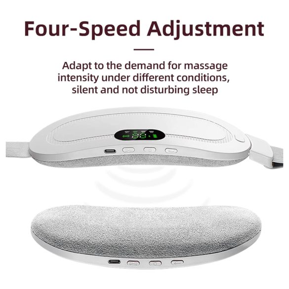 EMS - ζώνη μασάζ περιόδου επαναφορτιζόμενη - λευκό