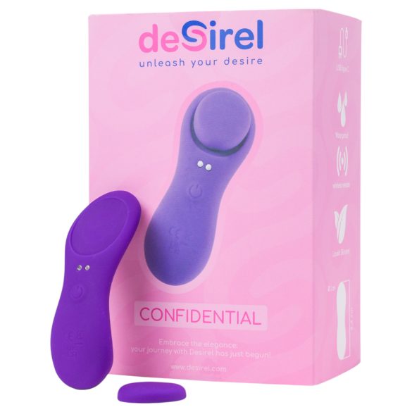 Desirel Confidential - έξυπνος δονητής εσωρούχων (μωβ)