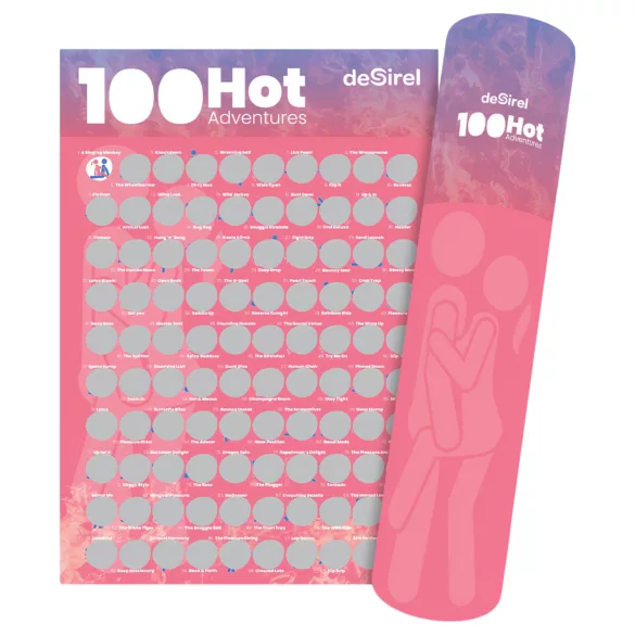 Desirel - αφαιρετικό πόστερ με 100 στάσεις σεξ - παιχνίδι ζευγαριών