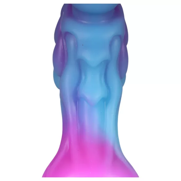 OgazR - δονητής δράκος που φωσφορίζει - 22cm - μοβ/ροζ
