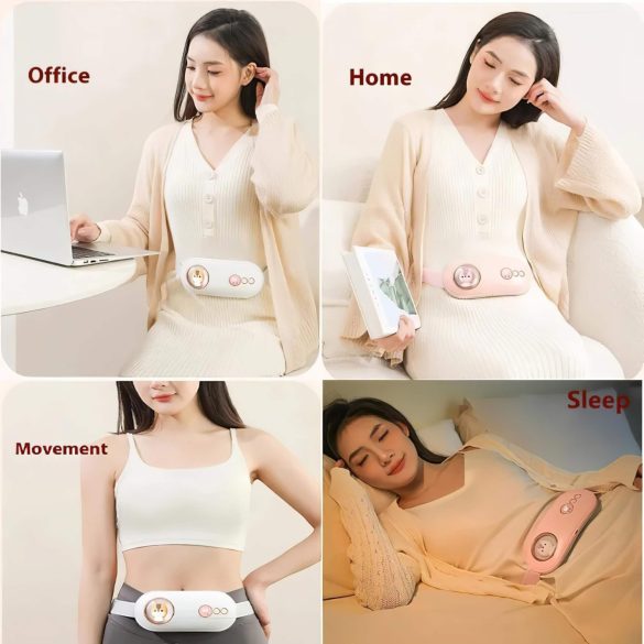 HappyPet Comfort - ζώνη μασάζ περιόδου - γυναικεία - λευκή