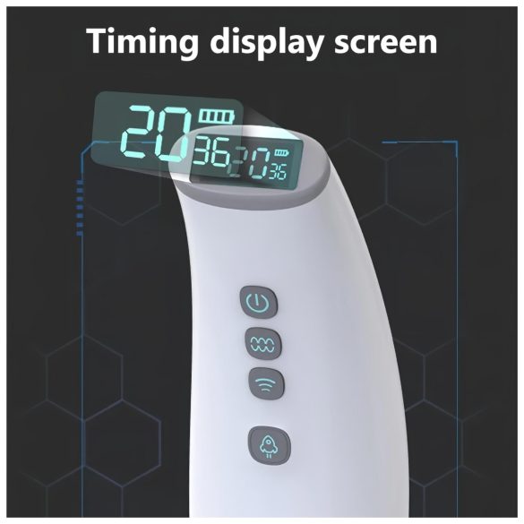 Lonely - ανδρικό masturbator με αναρρόφηση, θέρμανση & ήχο - λευκό