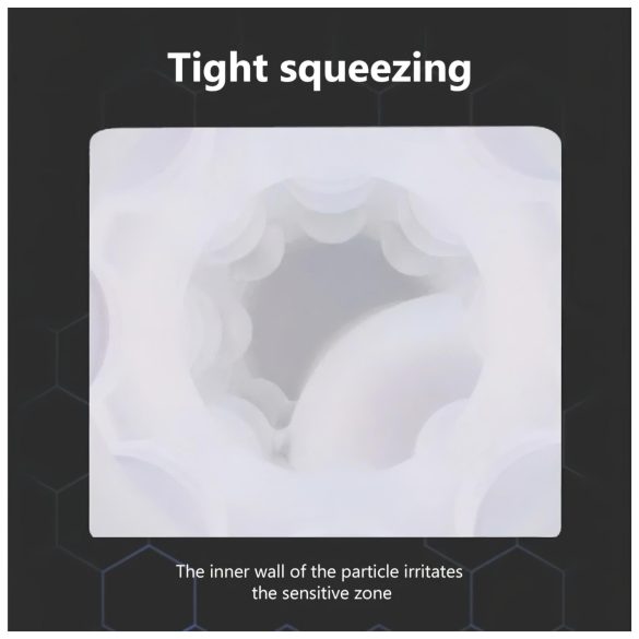 Lonely - ανδρικό masturbator με αναρρόφηση, θέρμανση & ήχο - λευκό