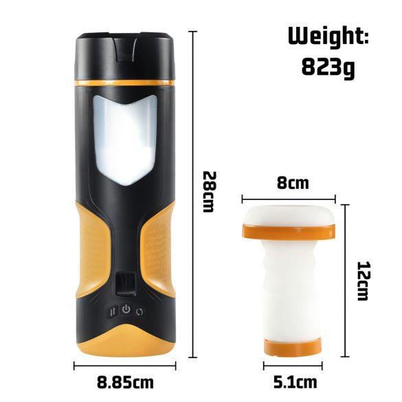 Lonely - ανδρικό αυτόματο περιστρεφόμενο masturbator - μαύρο