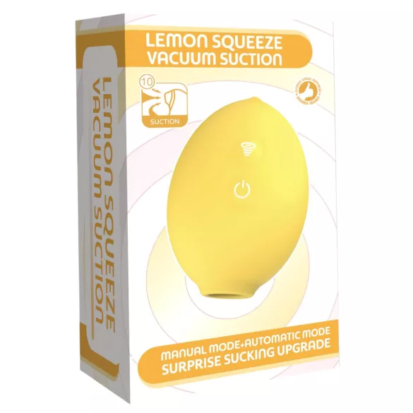 Lemon Squeeze - δονητής αναρρόφησης κλειτορίδας σε σχήμα λεμονιού (κίτρινος)
