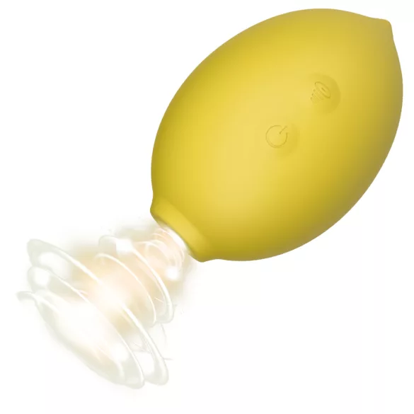Lemon Squeeze - δονητής αναρρόφησης κλειτορίδας σε σχήμα λεμονιού (κίτρινος)
