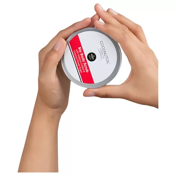 Coconutoil - βιολογικό σκραμπ σώματος με καφέ & ζάχαρη καρύδας 100ml