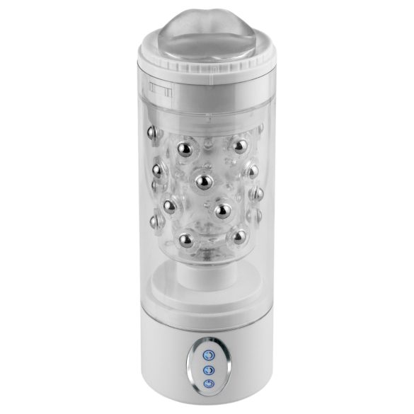 PDX - ανδρικός αυτόματος στοματοειδής δονητής - λευκό