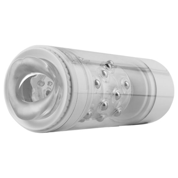 PDX - ανδρικός αυτόματος στοματοειδής δονητής - λευκό