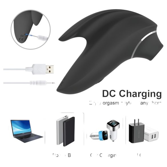 AlvUp - ρουφώντας διεγερτής κλειτορίδας με δόνηση - μαύρο