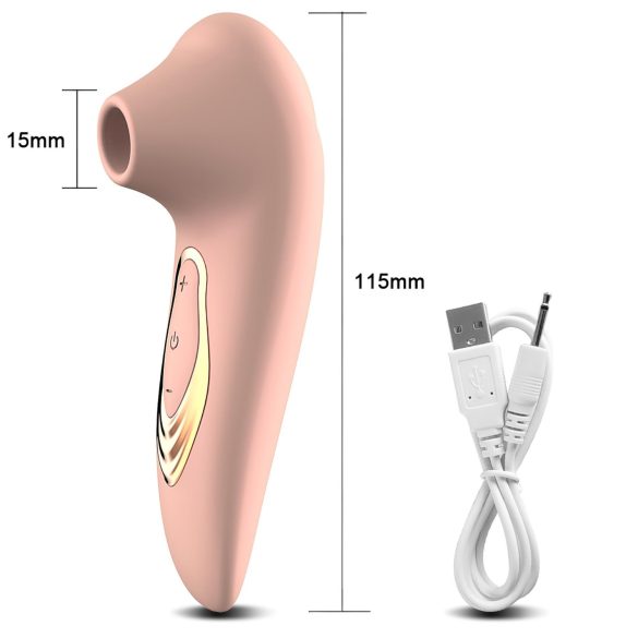 AlvUp - γυναικείος δονητής κλειτορίδας με κύματα αέρα - ροζ