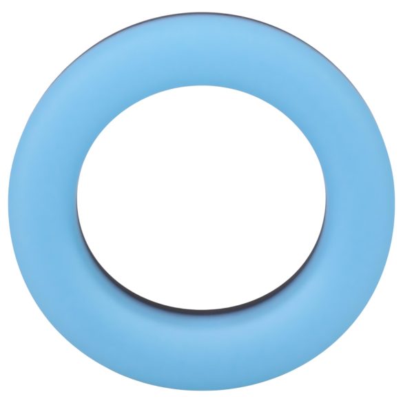 Doc Johnson The Big O - δονητικό δαχτυλίδι πέους με φως - μπλε