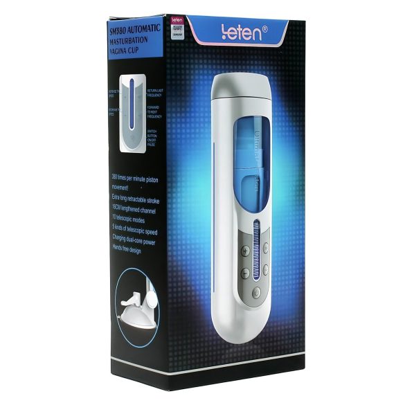 LETEN SM380 - ανδρικό masturbator με πάνω-κάτω κίνηση - επαναφορτιζόμενο