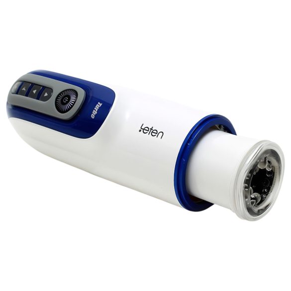 Leten - ανδρικός αυτόματος αυνανιστής με ήχο & θέρμανση - λευκό