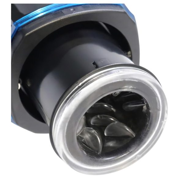 Leten SM320 - ανδρικός masturbator με ήχους, ώθηση, θέρμανση - μαύρο