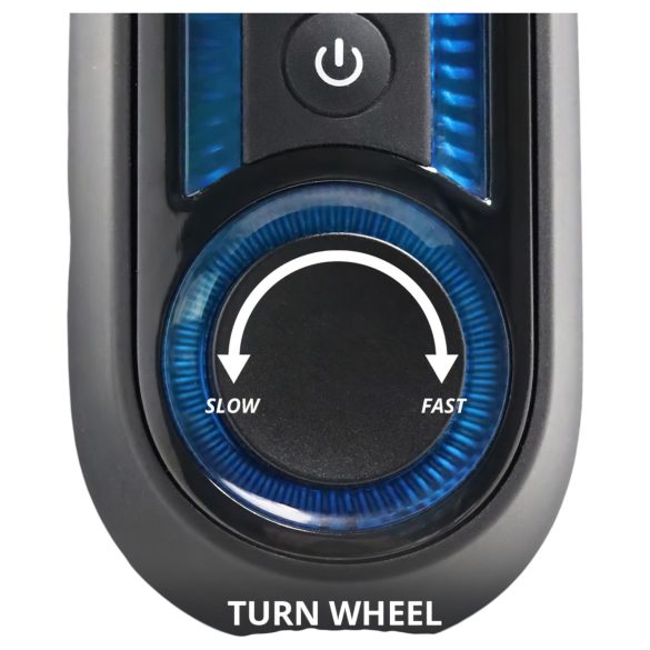 Leten SM320 - ανδρικός masturbator με ήχους, ώθηση, θέρμανση - μαύρο