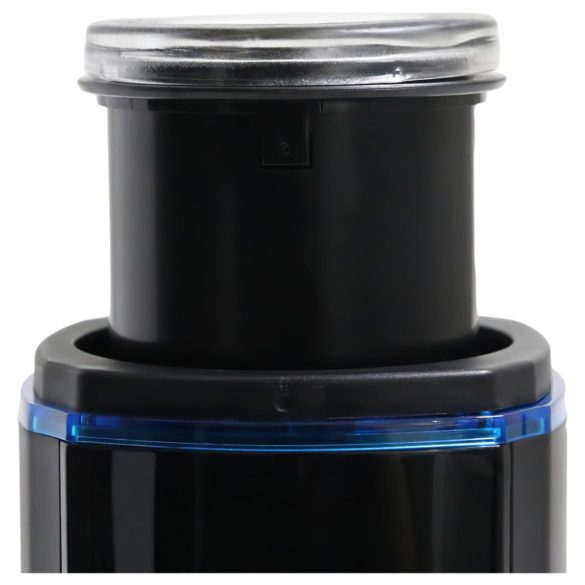 Leten SM320 - ανδρικός masturbator με ήχους, ώθηση, θέρμανση - μαύρο