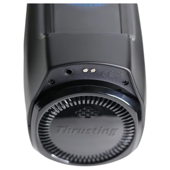 Leten SM320 - ανδρικός masturbator με ήχους, ώθηση, θέρμανση - μαύρο