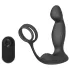Sex HD Virgil - δονητής προστάτη με δαχτυλίδι πέους & όρχεων - μαύρο