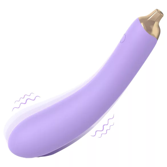 Sex HD - δονητής σε σχήμα μελιτζάνας - μοβ - για γυναίκα