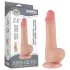 Lovetoy Sliding-Skin - dildo με βεντούζα διπλής στρώσης - 19,5cm φυσικό