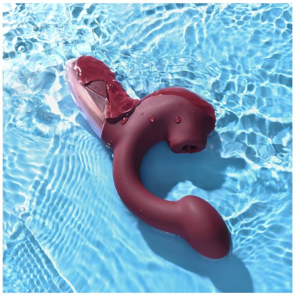 Magic Motion Magic Ponder - δονητής με βραχίονα για κλειτορίδα 2 σε 1 - μπορντό