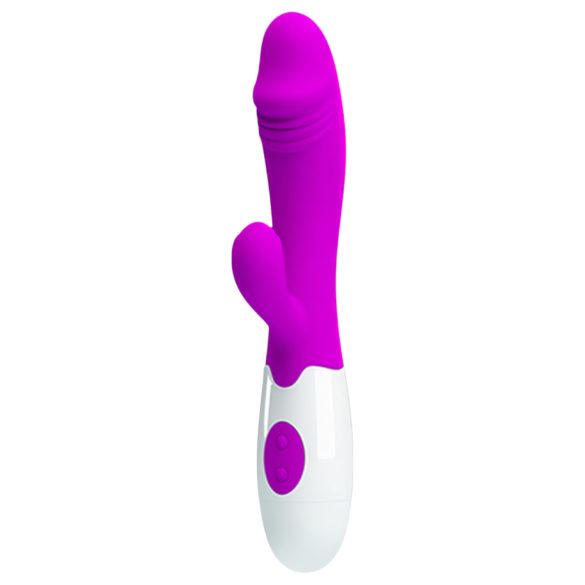 Pretty Love Snappy - αδιάβροχος G-spot δονητής με βραχίονα κλειτορίδας (μωβ)