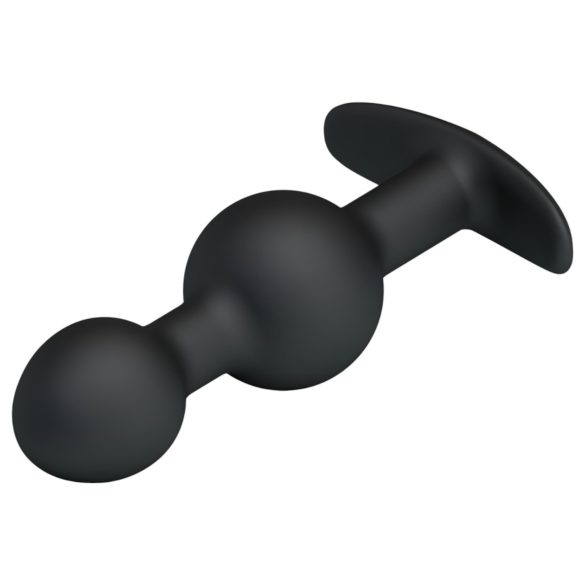 Pretty Love - πρωκτικό ντίλντο με εσωτερική μπίλια - σιλικόνη μαύρο