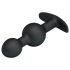 Pretty Love - πρωκτικό ντίλντο με εσωτερική μπίλια - σιλικόνη μαύρο
