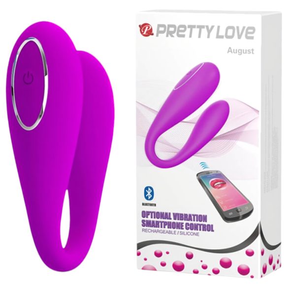 Pretty Love August - Έξυπνος δονητής G-σημείου και κλειτορίδας (ροζ)