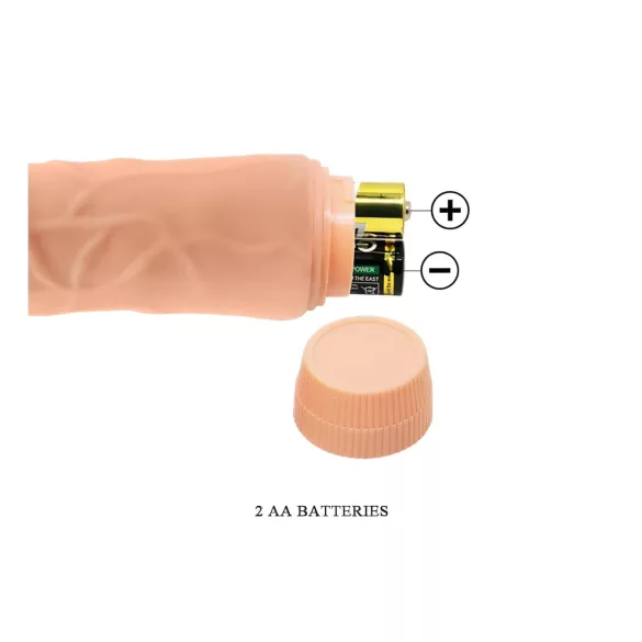 Baile Barbara - ρεαλιστικός δονητής - φυσικό χρώμα 19,5cm