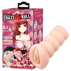   Crazy Bull - ανδρικό αυνανιστήρι anime - ρεαλιστικός κόλπος - φυσικό χρώμα