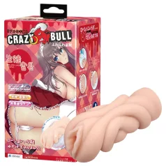   Crazy Bull - ανδρικό αυνανιστήρι hentai - ρεαλιστικό αιδοίο - φυσικό χρώμα