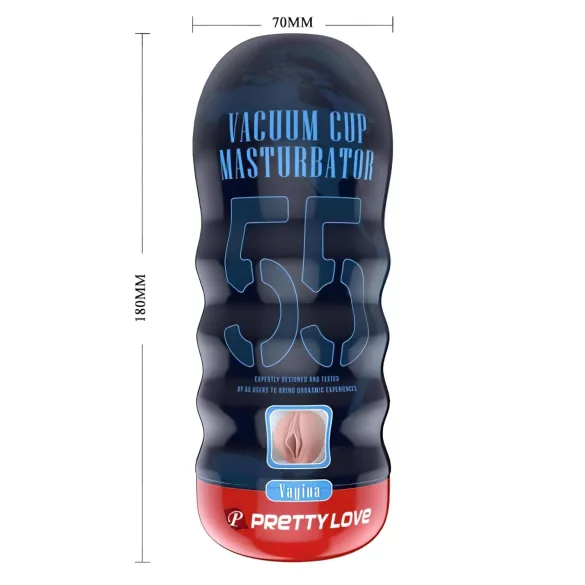 Pretty Love Vacuum Cup - ρεαλιστικός ανδρικός onahole (στο χρώμα του δέρματος)