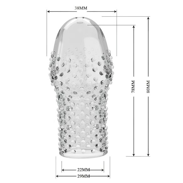 Pretty Love Becks - κάλυμμα πέους - διάφανο