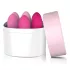Sex HD Eggs - σετ 6 κολπικές μπάλες kegel - ροζ