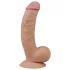 Lovetoy Ultra Soft - ρεαλιστικό dildo - ελαστικό, δέρματινο, 21,5cm, μπεζ