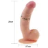 Lovetoy Ultra Soft - ρεαλιστικό dildo - ελαστικό, δέρματινο, 21,5cm, μπεζ