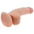 Lovetoy Ultra Soft - ρεαλιστικό dildo - ελαστικό, δέρματινο, 21,5cm, μπεζ