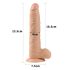 Lovetoy Real Extreme - δονητής με βεντούζα - 24cm