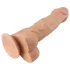 Lovetoy Real Extreme - δονητής με βεντούζα - 23 εκ. (φυσικό χρώμα)
