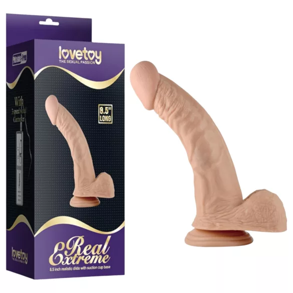 Lovetoy Real Extreme - δονητής σημείου G - 21εκ - φυσικό χρώμα